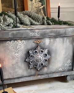 187K views · 2.1K reactions | Thrifted cedar chest, broken and damaged. Painted makeover to add texture and detail! | The Top Drawer RVA | Facebook