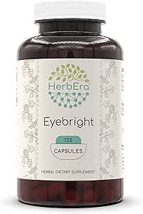 HerbEra Eyebright 120 Capsules, 500 mg, Responsibly farmed Made with Eyebright (Euphrasia spp.) Dried Herb (120 Capsules)