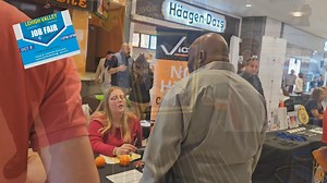 Local employers looking to HIRE YOU! 💵 Lehigh Valley Job Fair today til 5p at Lehigh Valley Mall Find your next career! 🎉 -Selena | 100.7 WLEV