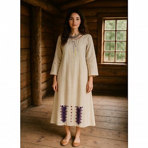 Ottoman Embroidery Nightgown: Turkish Handwoven Organic Cotton Folk Dress - Etsy UK