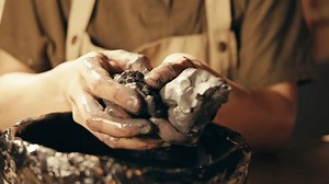Woman Potter Works Clay On Master Stock Footage Video (100% Royalty-free) 3648013709 | Shutterstock
