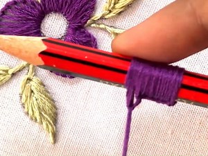 14K views · 84 reactions | Unique design 3d hand embroidery #viralvideo #love #handmade #design | Hand Embroidery Teaching | Facebook