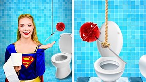 If Superheroes Had Toilet Gadgets || Smart Gadgets, Superhero Situations by Kaboom Zoom | Zoom Zoom