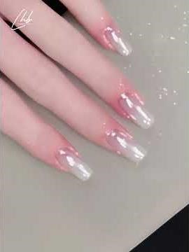 Elegant Nude White Cat Eye Nail Tutorial | Cool Design