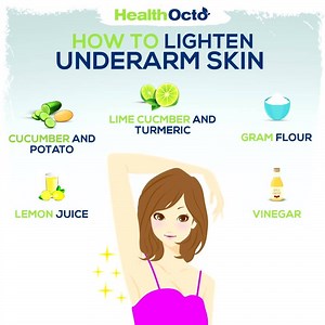 Underarm skin can turn black Because of blemishes and discoloration ✅ The accumulation of dead skin cells is one of the sole reason of dark underarms ✔️ •Apply lemon 🍋 juice and let it stay for 5 minutes • Make a paste of cucumber 🥒 and raw potato 🥔 and apply it on your skin for 4 minutes. Rinse with lukewarm water 💦 • Make a paste of limlime,cumber and 1 teaspoon of turmeric. Apply it for 3 minutes. Rinse with lukewarm water 💦 • Mix 2 tablespoon of gram flour with 1 tablespoon of milk. App