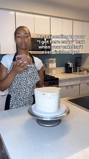 Baby please don’t come late but definitely don’t come too early lol because if you pull up too soon your cake might still be naked | Taylor Turner