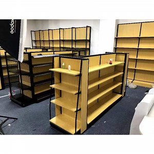 [Hot Item] Boutique Wooden Supermarket Shelf Retail Display Shelves