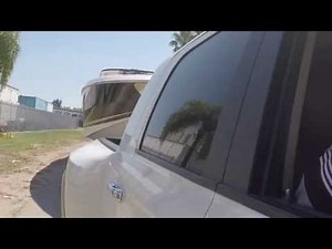 DIY Cigarette 42 Huntress Transport on trailer (for boaters)