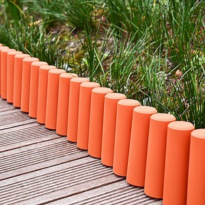 [Hot Item] Set of 8 Cheap Plastic Outdoor Garden Lawn Edging Border Landscaping Small Size Artificial Fences