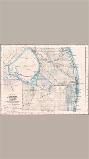2K views · 16 reactions | We found a reference to a Palm Beach County map in a 1925 newspaper. Then we tracked down this beautiful Fugate Engineering map that shows Boynton, Lantana and neighboring towns. Note the chain of lakes just west of town. These were drained for development. | Historic Boynton Beach | Facebook