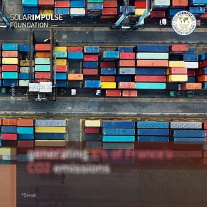 How much of what you own has travelled🚢 in a container? This container is smarter. The AELER Smart Container, is part of proposal 28 of our #PrêtàVoter initiative we sent to French MPs. 👉 Learn more on Prêt à Voter: https://solarimp.co/prêt-à-voter-50-fb | Climate Impulse