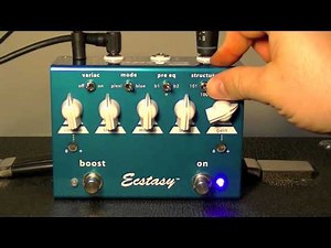 Bogner Ecstasy Blue Overdrive Pedal Demo