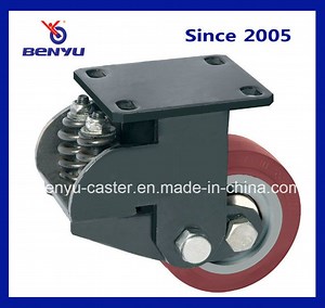 [Hot Item] Spring Loaded Rigid Casters with Nylon Wheels