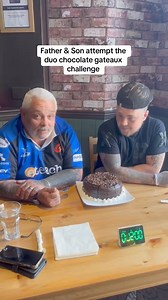 Couples chocolate gateaux challenge! #CattlemensSteakhouse#FoodChallenge#cakechallenge | Cattlemans Steakhouse