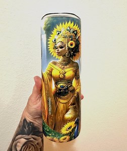 Oshun Orisha Tumbler - Divine Feminine Spirit, 20oz - Etsy