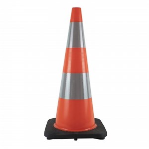 [Hot Item] Reflective Black Base 18" Road Barricade Safety Cone