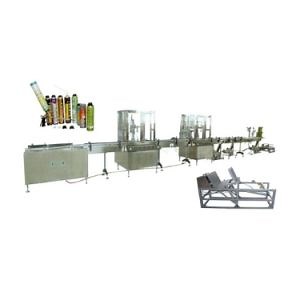 [Hot Item] Automatic Aerosol PU Foam Cosmetic Body Spray Tin Can Filling Capping Line Machine
