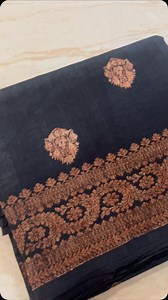 Beautiful Tussar Banarasi Saree with Kadhwa Weave Zari bootas and border Limited Pieces ...Book Fast There are numerous varieties of banarasi saree available and one among them is the banarasi tussar weaving saree. The banarasi weaving on tussar silks comes out with a unique beauty to be admired in this category. Tussar silks has a visible uneven texture, and a hand feel of the regal banarasi gold zari weaving which gives an exquisite elegance to the whole yard. This luxurious yard is suitable t