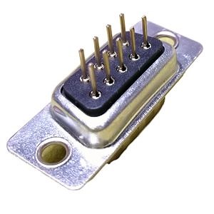 [Hot Item] D-SUB Connector, 9pin, Riveting, Support Custom, Contact Terminal Brass, Standard Product