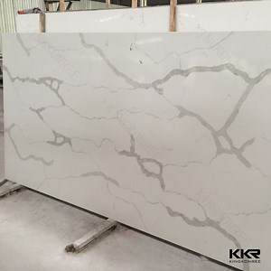 [Hot Item] 20mm Carrara White Engineered Marble Quartz Stone
