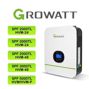 [Hot Item] Growatt SPF5000tl SPF 5000tl Hvm 5kw Single Phase 145VDC off-Grid Storage Solar Power Inverter