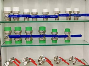 [Hot Item] Double Union Brass Ball Valve Water Plumbing Control