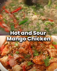Hot and Sour Mango Chicken, just as the name suggests, is an amazing #Mangolicious dish with the perfect balance of hot and sour chicken with a hint of sweetness and freshness coming from mangoes! 🥭🍗 Fir der mat karo, jaldi se try karke comments mein aapki raay share karo. 👇🏻👇🏻👇🏻 #SanjeevKapoor #SanjeevKapoorKhazana #HotandSourMangoChicken #Mangolicious #mangorecipes #yummy #tasty #delicious | Sanjeev Kapoor