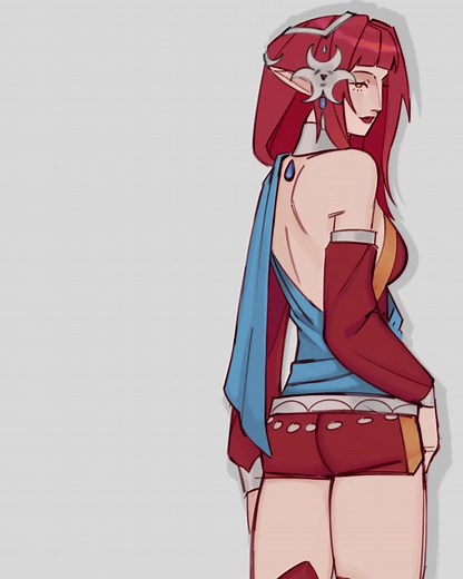 Revali and Mipha Highlights from The Legend of Zelda