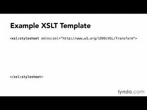 26 Using XSLT with XML