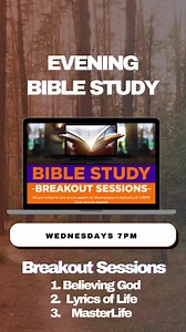 Join us tomorrow for our Bible study classes! We have something for all ages and schedules. ⬇️⬇️⬇️ ☀️ Morning Bible Study at 10am 💬 Youth Bible Study at 6pm 🗣 Young Adult Bible Study at 7pm 📖 Evening Breakout Sessions at 7pm (choose from three options) Register or get Zoom access by tapping the link in our bio. See you there! 🔗 https://linktr.ee/mtennon #MEBC #MtEnnonBaptist #BibleStudy #Youth #YoungAdults #Adults #Growth #FaithCommunity #WednesdaySessions #AllAreWelcome | Mt. Ennon Baptist 