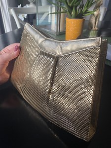 Gold Mesh Vintage Shoulder or Clutch Disco Bag - Etsy Australia