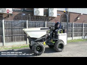 2014 Terex TA1eh 1 Ton Diesel Forward Tip Hydrostatic Site Mini Dumper Truck