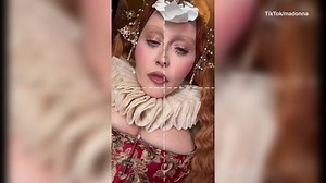 Madonna stuns as she reveals her busty Renaissance-themed Halloween costume