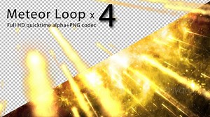 Dynamic Meteor Shower and Light Streak Overlays