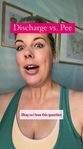 Discharge or leakage? Let’s break it down—because not all damp undies are created equal.If it’s more centered on your underwear and changes with your cycle—probably discharge.If it’s soaking through, smells like pee, or happens when you laugh/sneeze/jump—it’s likely leakage.Still not sure? Pop in a tampon (just temporarily!)—if it keeps you drier, odds are it’s discharge.But PSA: don’t tuck tampons in there all day trying to stop leaks. Your vagina deserves better.And no matter what, make sure y