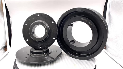 Cast Iron Manufacturer Taper Lock Bushes Cast Iron V Groove Pulley Wheel Double Sheave v Belt Pulley