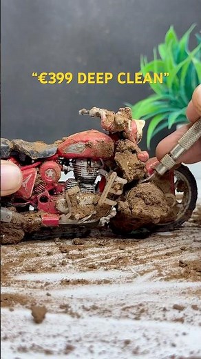 Dirtiest Red Bike Deep Cleaned for €399 | Satisfying Restoration ASMR 🚿😱 #shorts