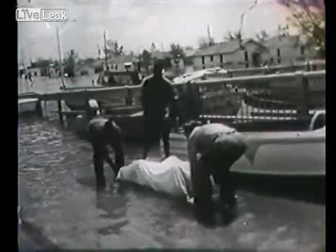 LiveLeak - Historical Footage of New Orleans During Hurricane Betsy - 1965