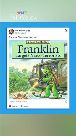 Franklin the Turtle book publisher condemns ‘violent’ post by U.S. defense secretary