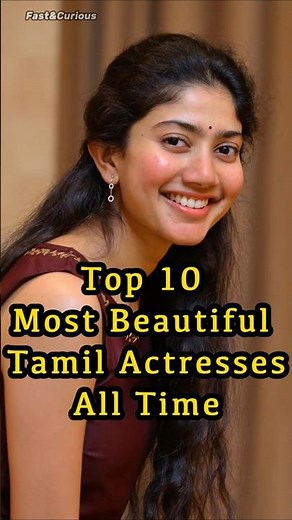 Top 10 Most Beautiful Tamil Actresses of All Time | From Legends to Today's Queens #shorts #top10