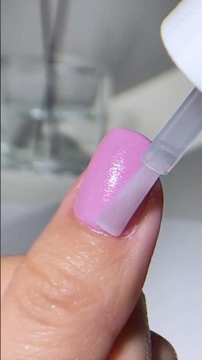 Dreamy vibe shimmering pink✨ a warm color for any feminine nails color combo🎀 #diynails #pinknails