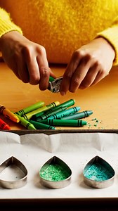 142K views · 611 reactions | DIY Green Crayon Raindrop Suncatchers...