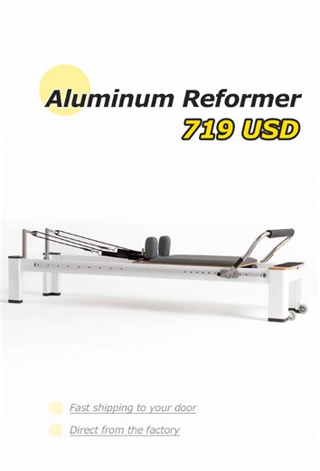 Aluminum Reformer Infinity Foot bar（ 719 USD ） We are a factory, cut out the middle man Contact us for door-to-door quotes worldwide Buy more, get extra discounts#pilates #reformer #pilatesreformer #factory