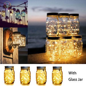 [Hot Item] Solar-Powered Mason Jar Lids for Patio/Events/Accent Decorations