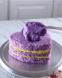 3.3K views · 19 reactions | Beautiful purple heart shaped cake! | Chocolates Lovers | Facebook