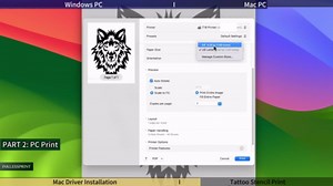 Thermal Tattoo Stencil Transfer Printer (Metallic)