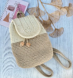 Backpack Handmade, Hand Made, Crocheted - Etsy Canada
