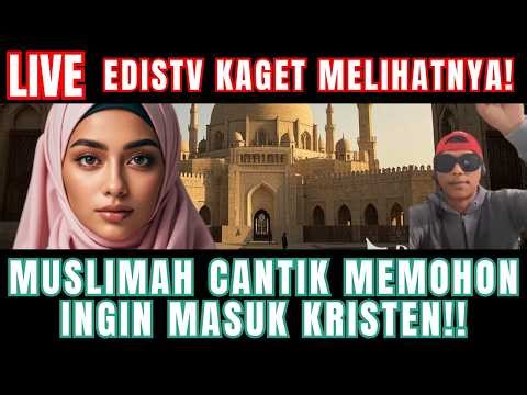 MUSLIMAH CANTIK MEMOHON INGIN MASUK KRISTEN!!