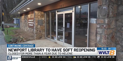 Cocke County library plans soft reopening more than a year after Helene