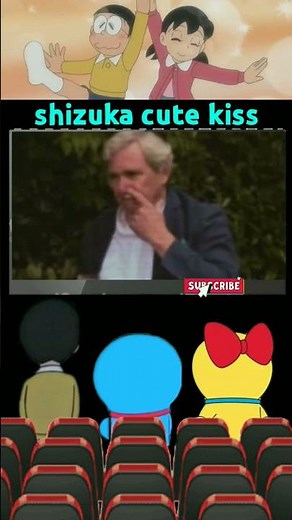 cute kiss of shizuka to nobita ||true love of doraemon series